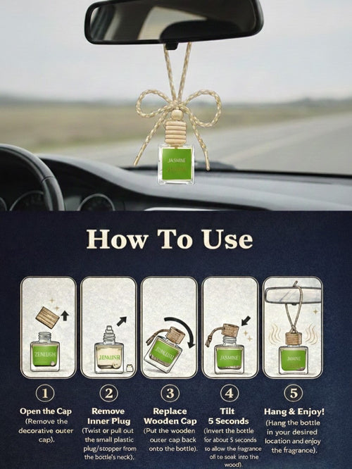 ZenLush Car Perfume - Jasmine